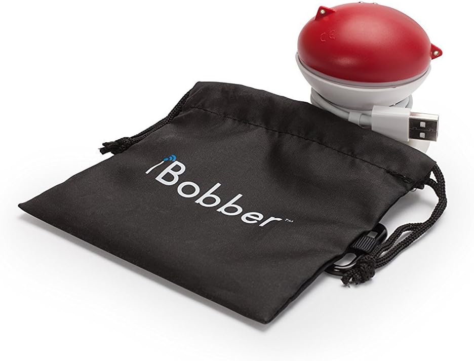 iBobber portable wireless bluetooth fish finder depth finder with depth range of 135 feet 10+ hrs battery life with