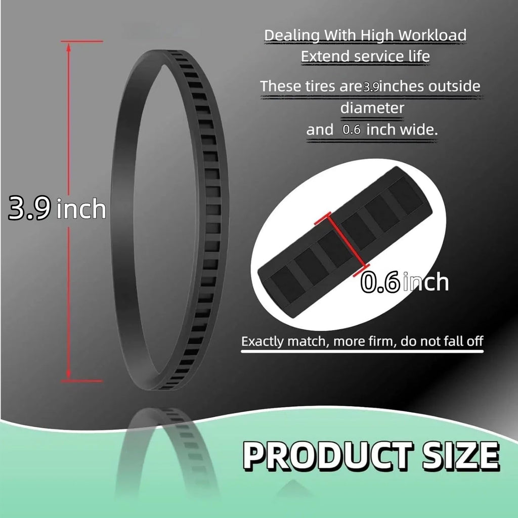 4 Pack Bandsaw Drive Belt Replacement for Meelwaukii 2829-20 Band Saw