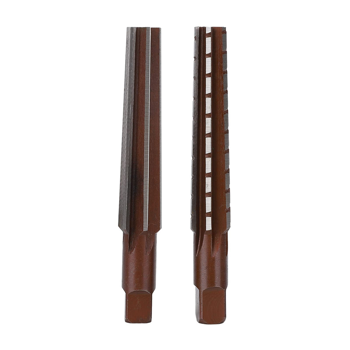 Fafeicy Morse Taper Reamer Set MT1, Rough Fine 2-Piece Steel