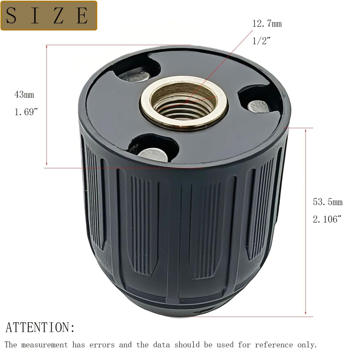 CMCD700C1 CMCD711C2 2-13mm Fit for Craftsman CMCD713C1 CMCD725D2 CMCD726B 1/2in Keyless Chucks Ryobi PCL206B for Comoware/Ridgid/Avid Power/Dekopro/Pulituo/Black+Decker/Skil 1/2 Inch Drill/Drivers