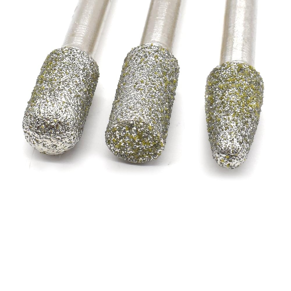 Big Horn 19391 5PC Diamond Burr Set - 1/4" Shank, 50 Grit - Coarse