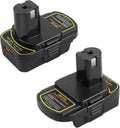 2 Pcs DM18RL Battery Adapter Compatible with Dewalt 20V & Mil 18V Batteries