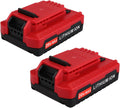 Biswaye 2 Pack 20V Lithium Battery Compatible with Porter Cable 20V Tools