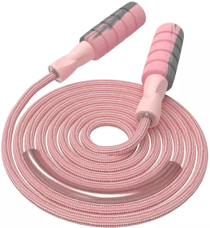 Jump Rope Cotton Adjustable Skipping Weighted jumprope for Women，Adult and Children Athletic Fitness Exercise Jumping