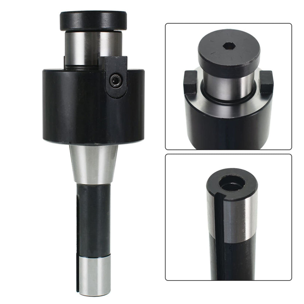 TINVHY 1-1/2In R8 Shank Shell Mill Arbor Adapter Shank Face End Mill Cutter