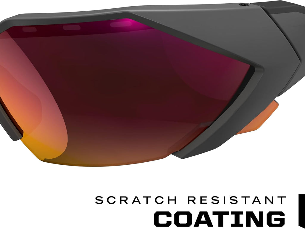 Vision Type-E Safety Glasses with Advanced Anti Fog, Scratch Resistant, Black Half Framed Protective Eyewear