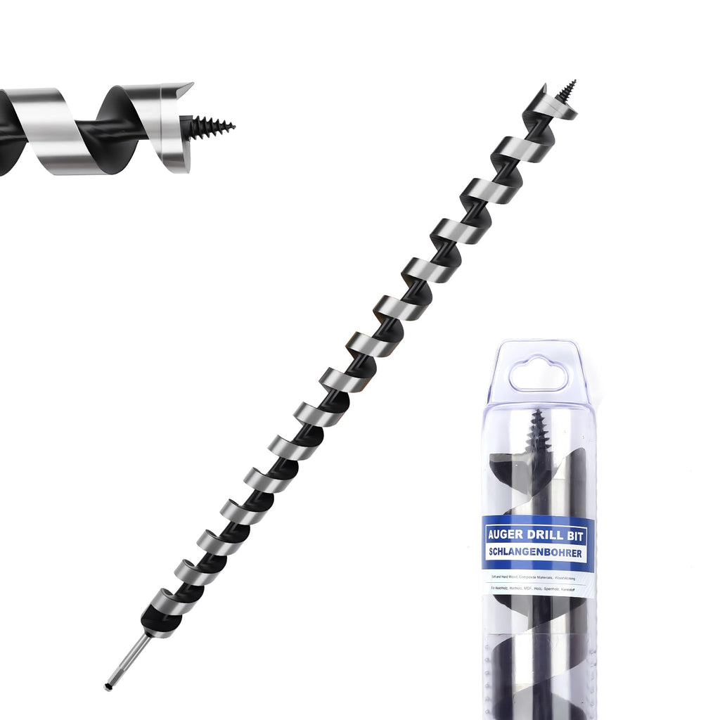 1" X 31.5" Auger Bit for Wood, 26x800mm Extra Long Auger Drill bit