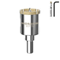 MOLLOM 1-7/32" (31mm) Diamond Hole Saw with 2 Pilot Drill Bit