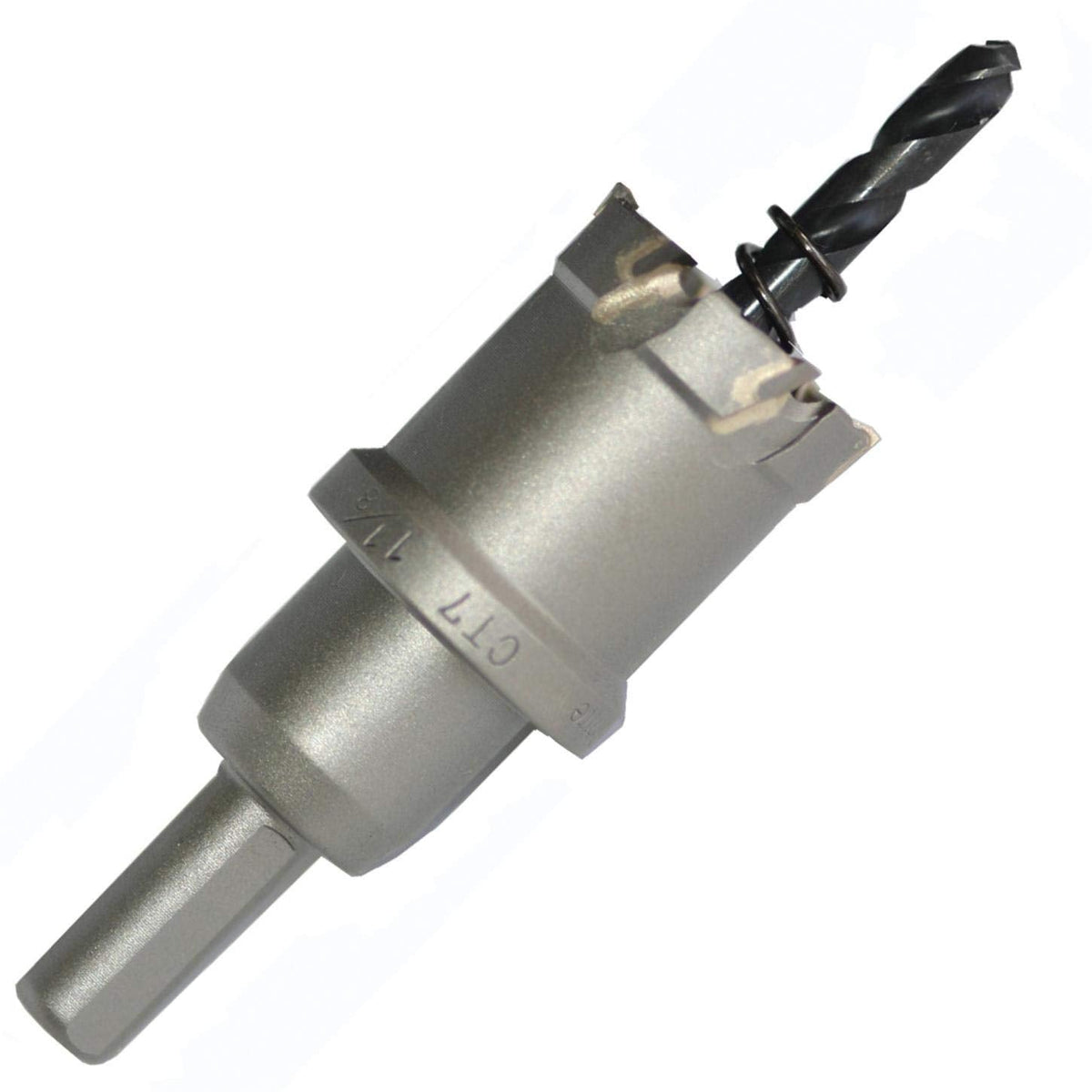 Champion Cutting Tool CT7-1-1/4 Inch Tungsten Carbide Tipped Hole Cutter- Up to 1 Inch Depth of Cut