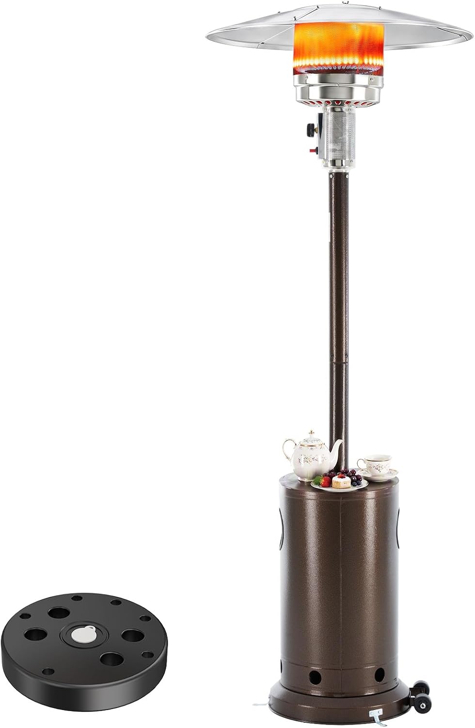 48,000 BTU Patio Heater for Outdoor Use, Outdoor Gas Heater