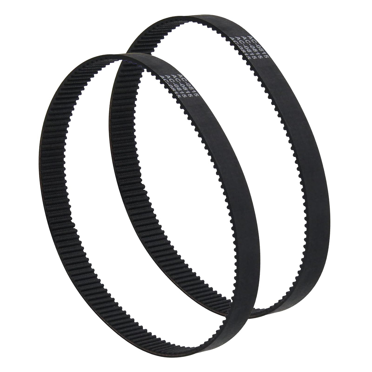 (2-Pack) AC-0815 Air Compressor Timing Belt– Replacement Belt for Craftsman, PORTER CABLE, DEWALT, Black & Decker, Delta, Bostitch – Fits Models CF2600, D55141, CP503 – Replaces CAC-1311, CAC-1342
