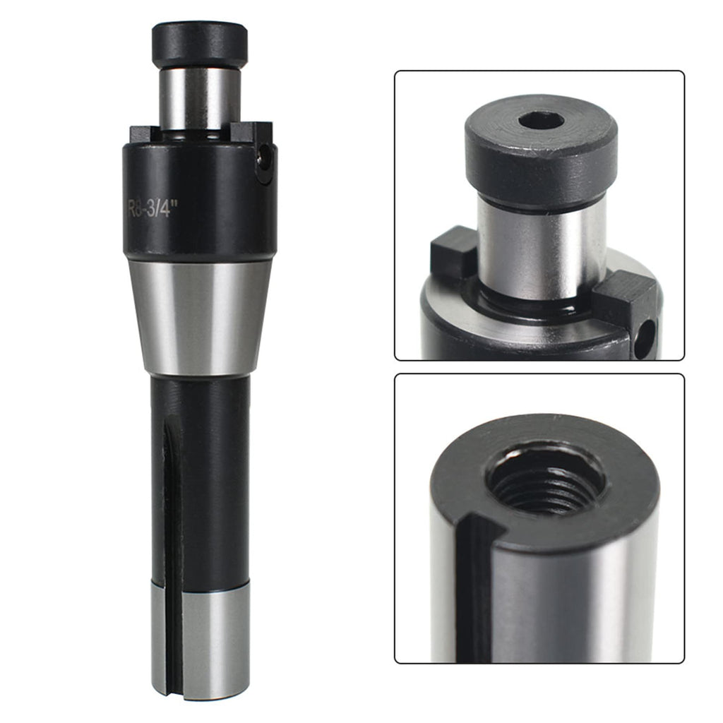 kimllier 3/4 Inch R8 Face Mill Holders Shell Mill Arbor Adapter