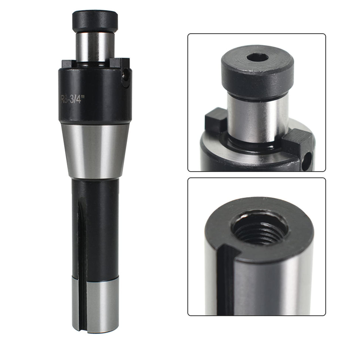 kimllier 3/4 Inch R8 Face Mill Holders Shell Mill Arbor Adapter