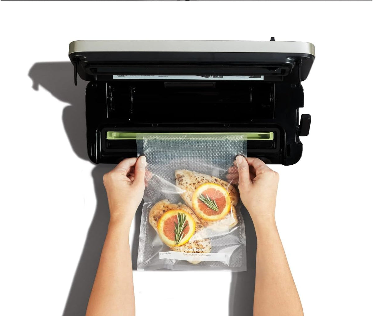 Vacuum Sealer Machine with 4 Settings Including Pulse and Marinate with Sealer Bags and Roll, Handheld Vaccum Sealer
