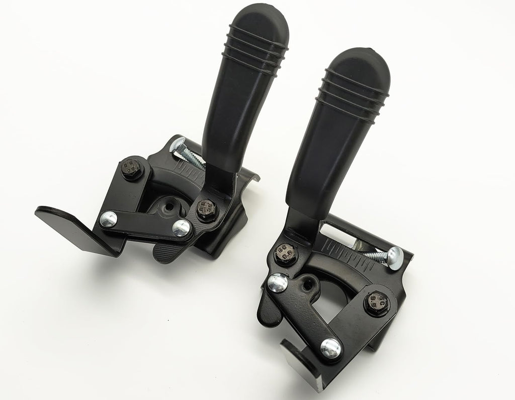 Wheelchair Lock,Blue Streak & Silver Sport 1 Wheelchair Brake - Universal K1 Brake, Replacement Parts with Tool & Hardware, STDS4S221L/R (1 Pr, Black)