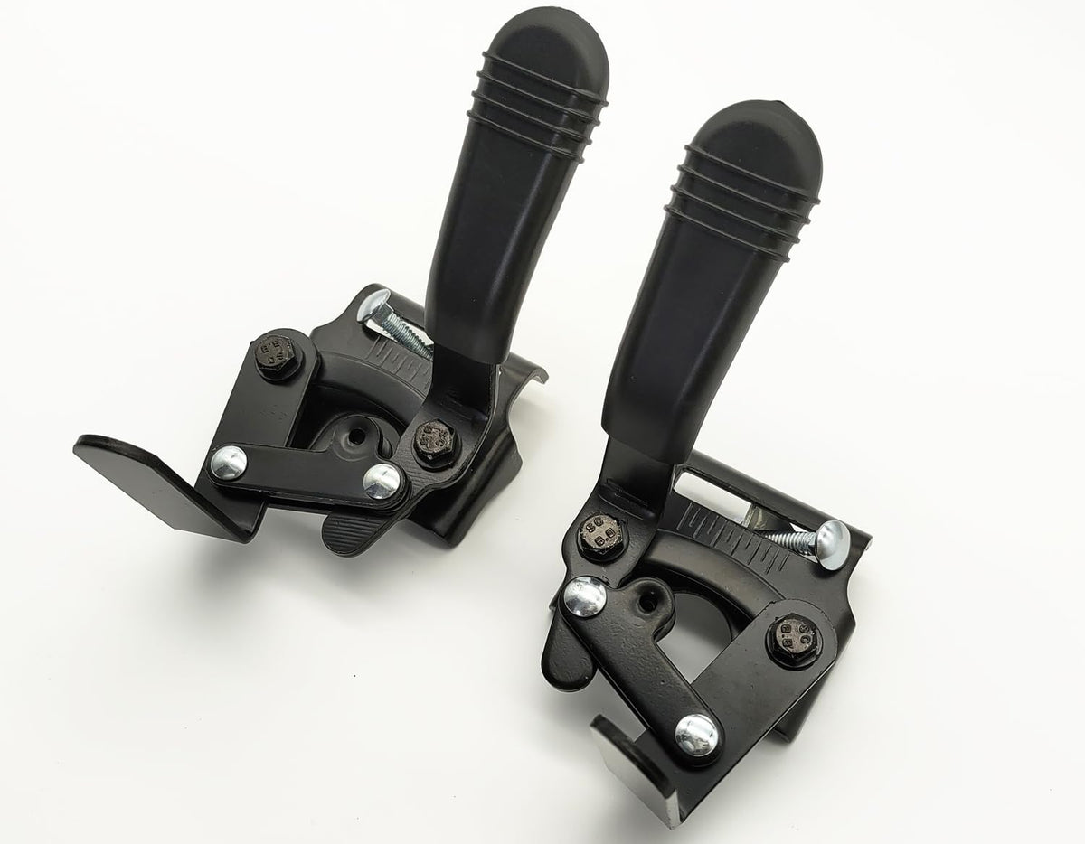 Wheelchair Lock,Blue Streak & Silver Sport 1 Wheelchair Brake - Universal K1 Brake, Replacement Parts with Tool & Hardware, STDS4S221L/R (1 Pr, Black)