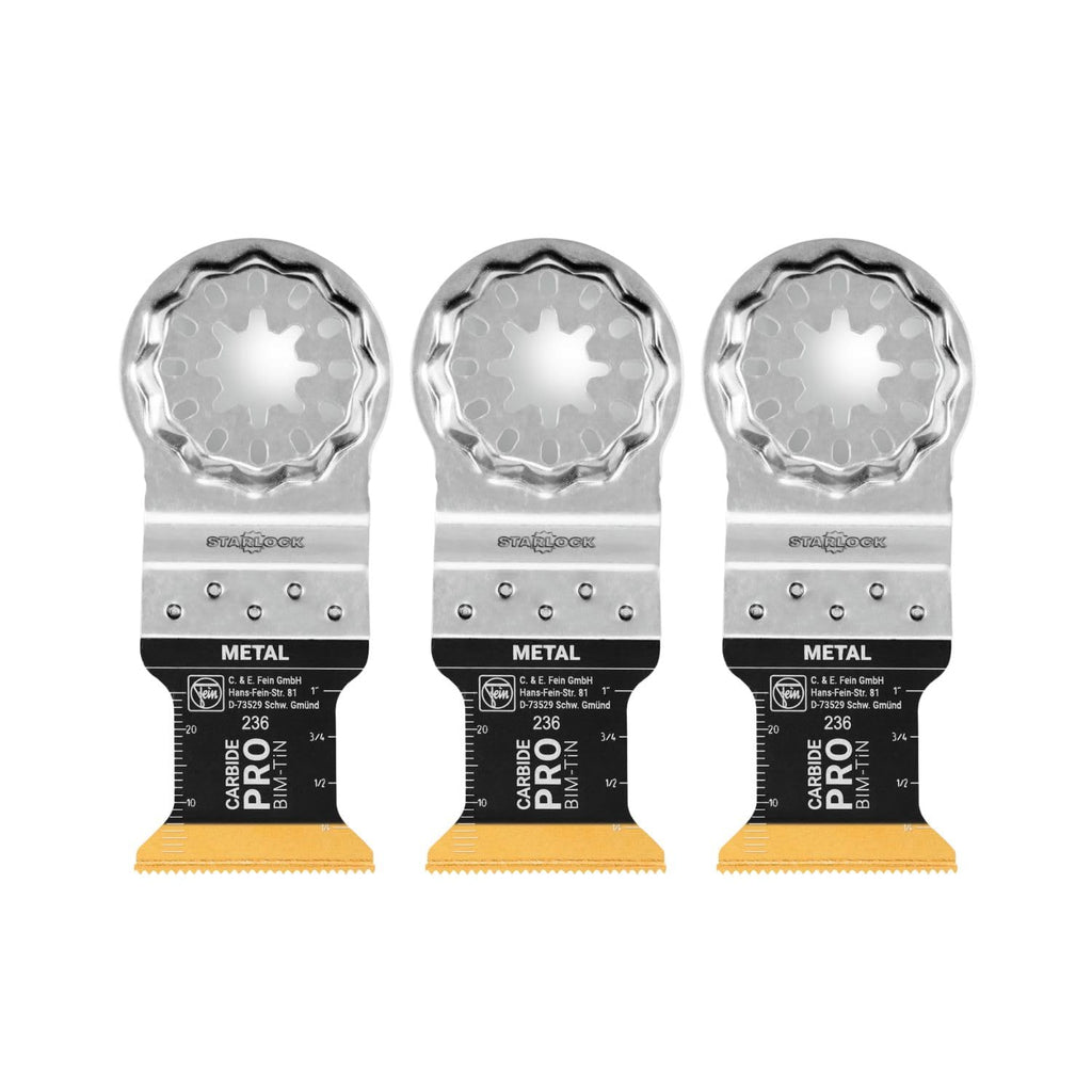 Fein Starlock E-Cut Carbide Pro Saw Blade, 1-1/4" Width, 1-5/8" Length