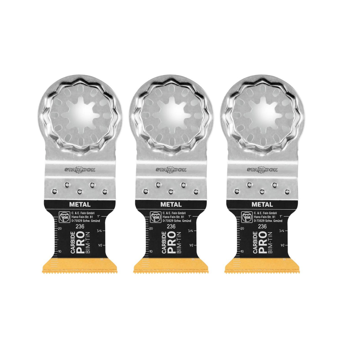 Fein Starlock E-Cut Carbide Pro Saw Blade, 1-1/4" Width, 1-5/8" Length