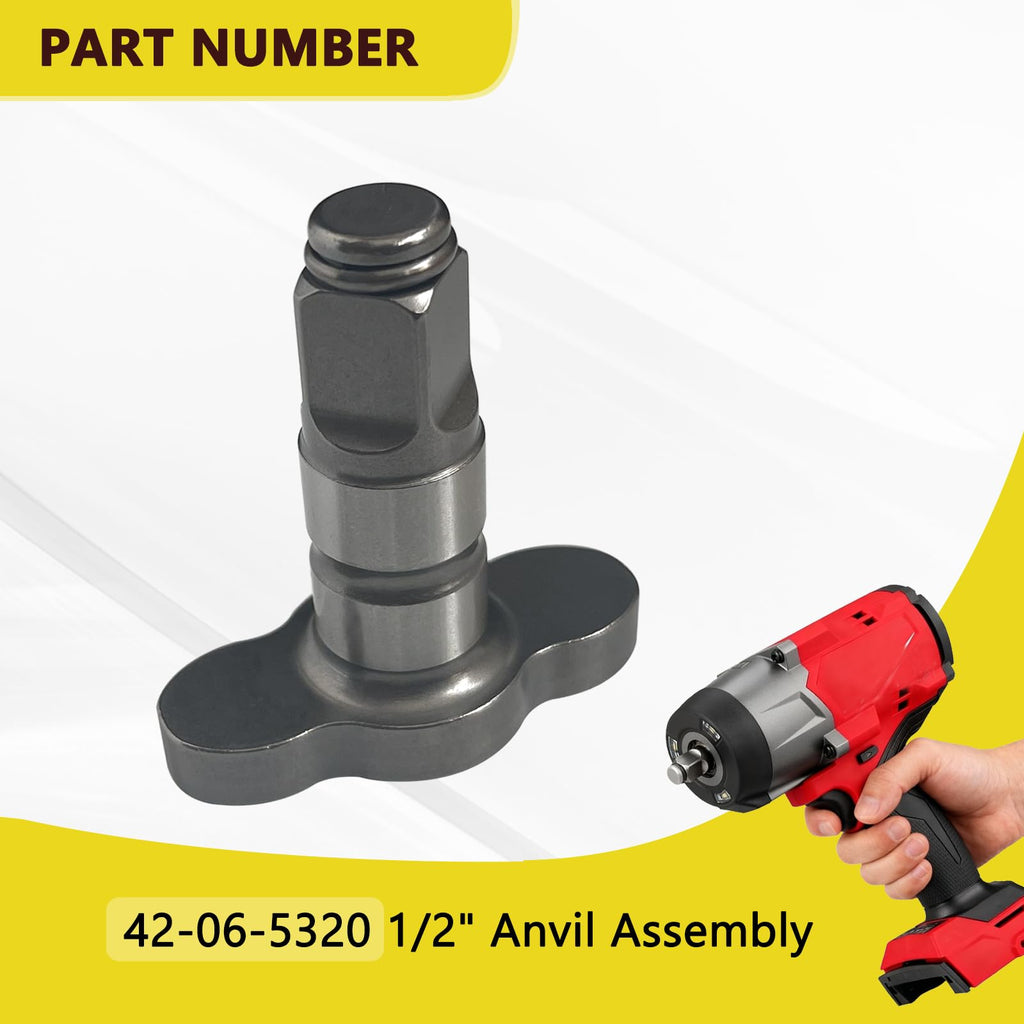 42-06-5320 1/2" Anvil Assembly Fit for 2967-20 Friction Ring Type Durable Replacement Part
