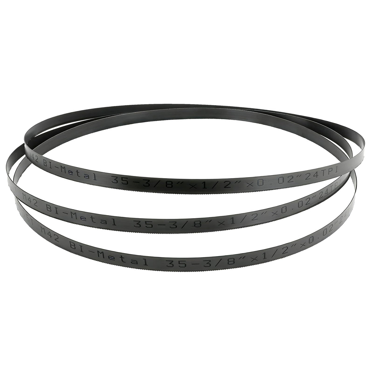35-3/8 Inch Bandsaw Blade 24 TPI for Milwaukee 48-39-0539 Portable Band Saw Blade, 35-3/8" x 1/2" x .020" 24 TPI Compact Band Saw Blade, 3 Pack