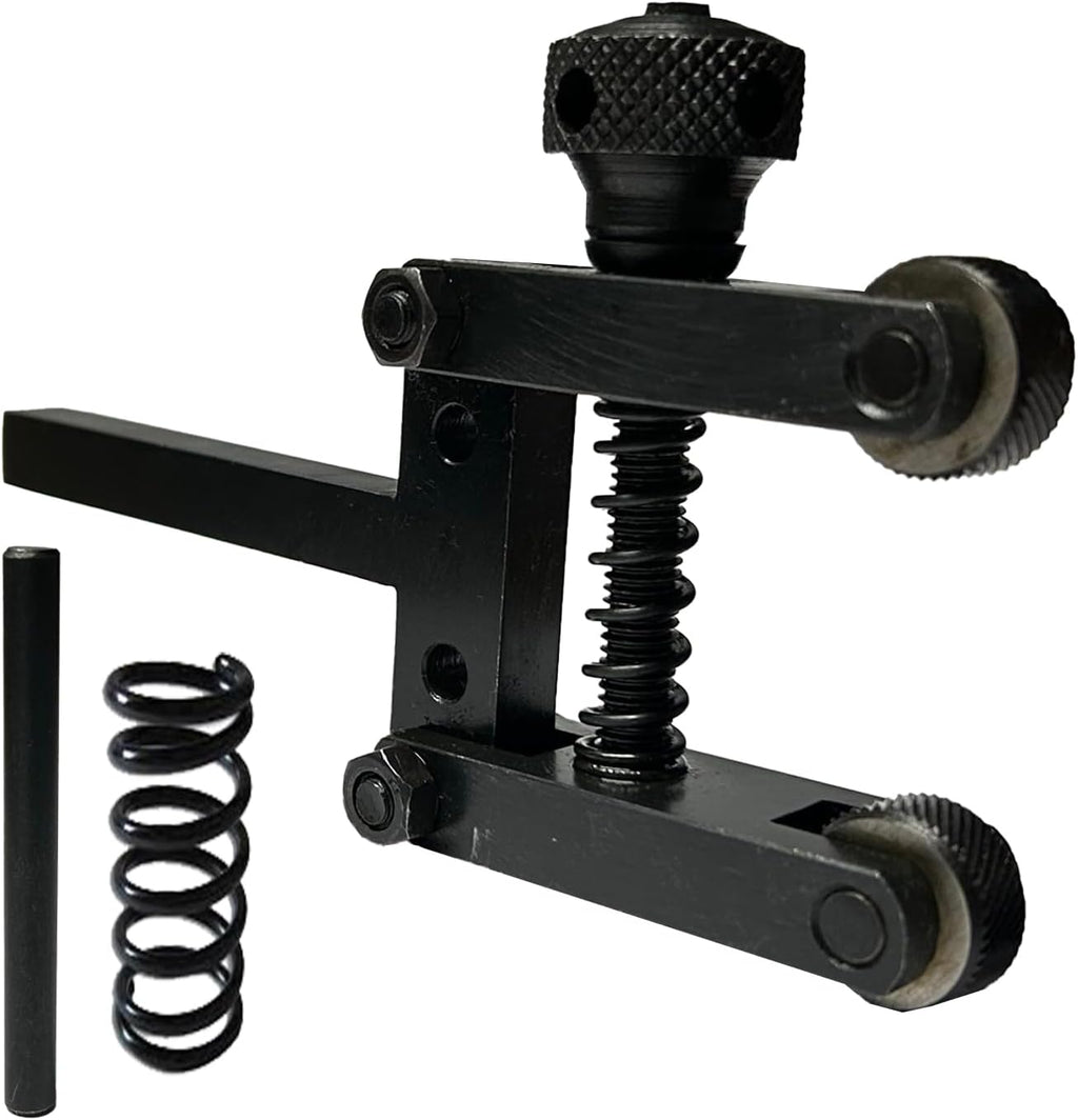 MachEI Spring-Loaded Clamp Type Knurling Tool with 2-Inch Capacity and 3/8" Shank for Lathes, ‎epoxy Black