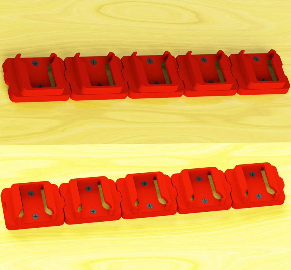 Battery Holder for Milwaukee 18 18V Battery, 10Packs