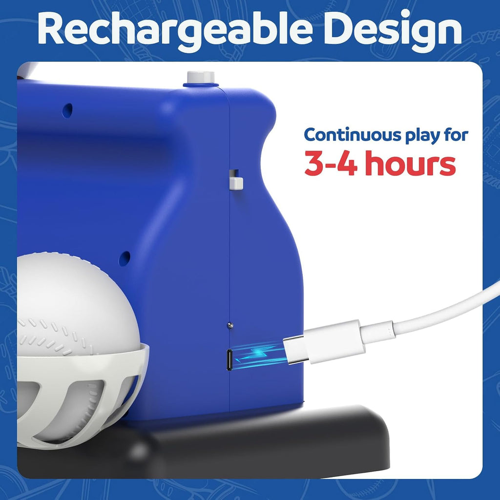 Baseball Pitching Machine Toy for Kids Ages 6+ Automatic Launcher