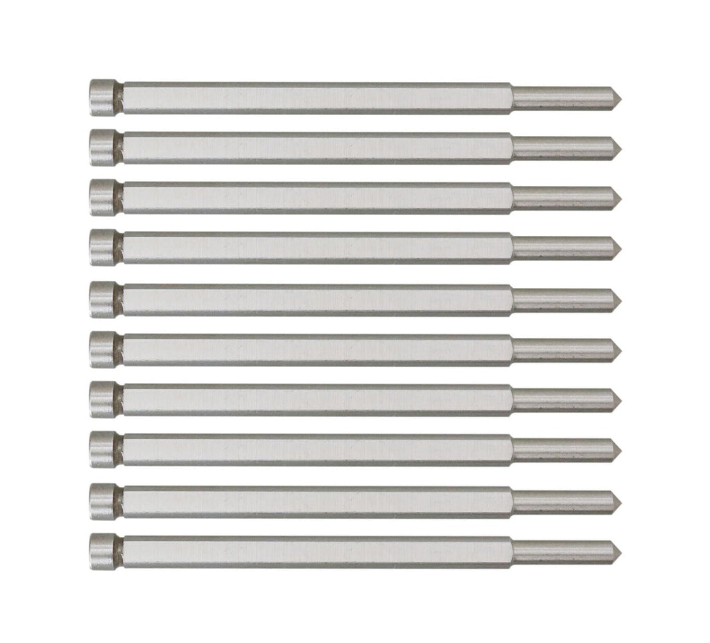Accusize Industrial Tools 6.5mm x 4" Pilot Pins for Annular Cutters, 10pcs/Pack, 0600-0085x10