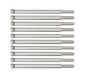 Accusize Industrial Tools 6.5mm x 4" Pilot Pins for Annular Cutters, 10pcs/Pack, 0600-0085x10