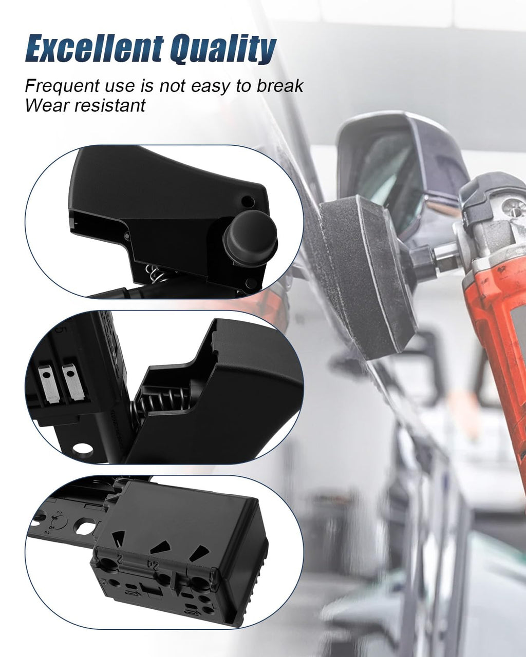 Polisher Trigger Switch Fit for DeWalt DWP849 DWP849X Series