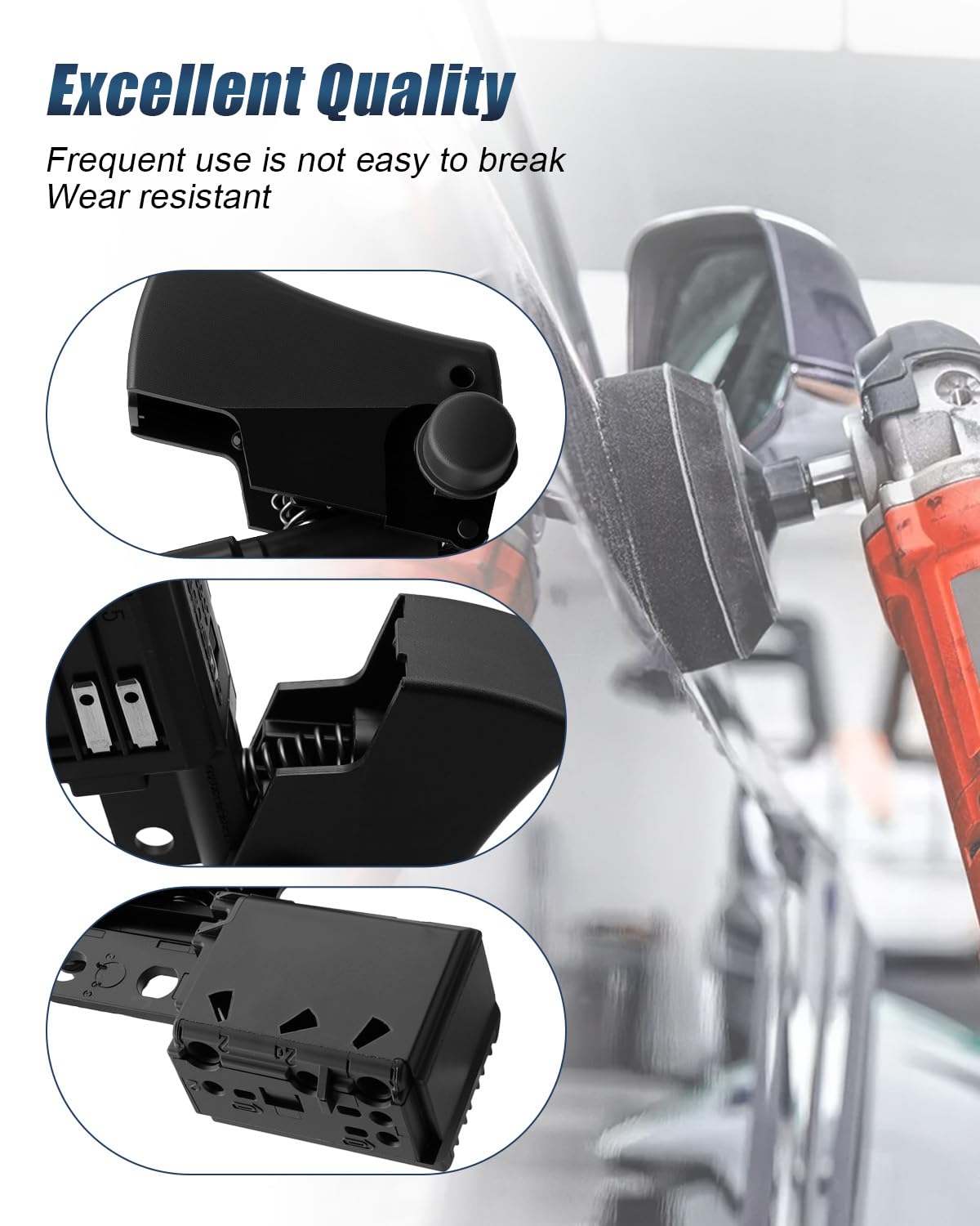 Polisher Trigger Switch Fit for DeWalt DWP849 DWP849X Series
