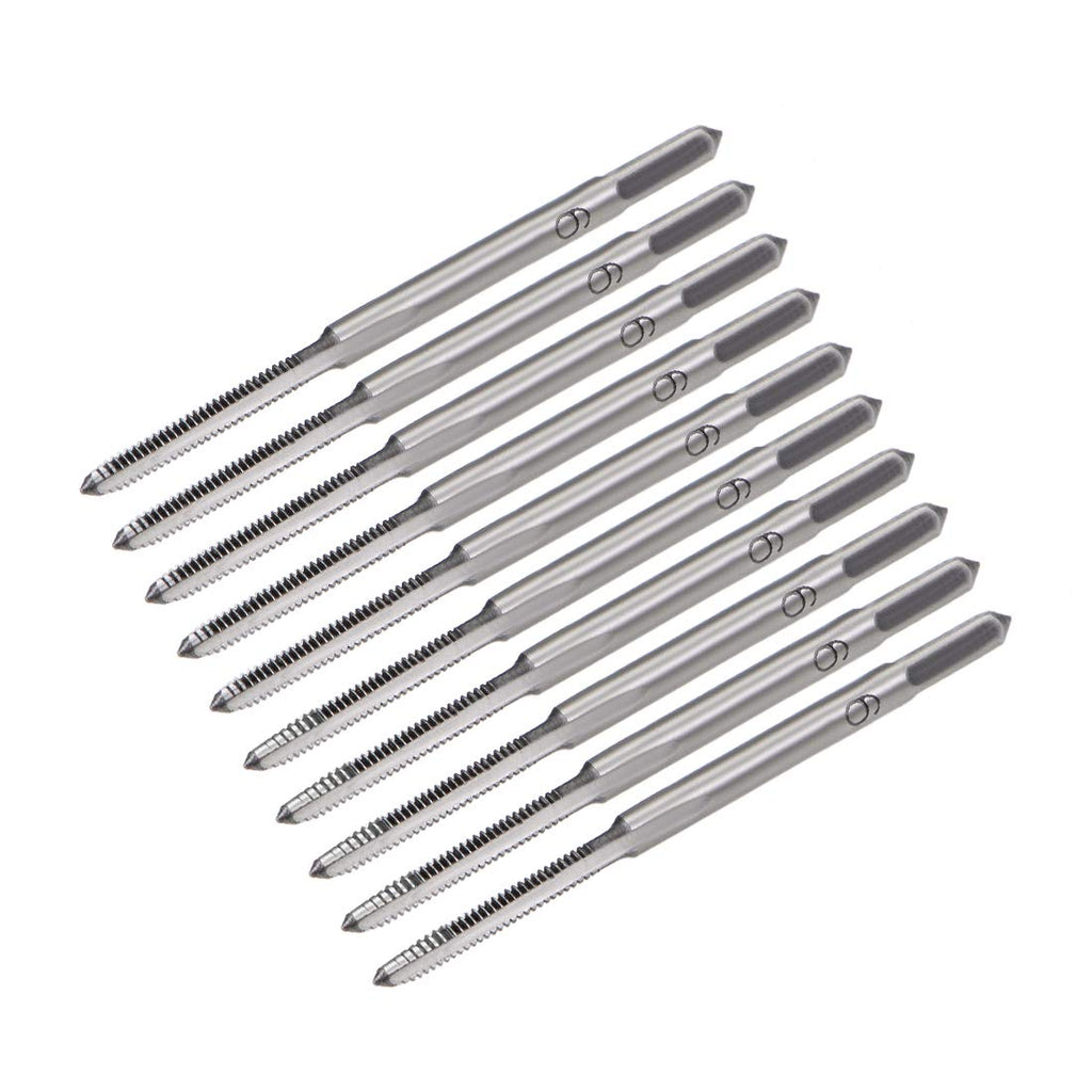uxcell 5 Pairs Metric Hand Threading Tap Set M1.6 Thread 0.35mm Pitch Taper & Plug Milling Taps Straight Flutes High Speed Steel
