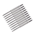 uxcell 5 Pairs Metric Hand Threading Tap Set M1.6 Thread 0.35mm Pitch Taper & Plug Milling Taps Straight Flutes High Speed Steel