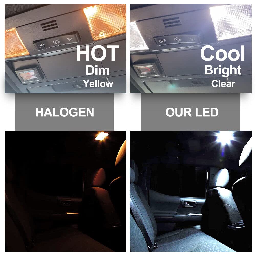 9pcs LED Interior Light Bulbs Kit for Hyun'dai Tucson 2005-2009