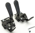 Wheelchair Lock,Blue Streak & Silver Sport 1 Wheelchair Brake - Universal K1 Brake, Replacement Parts with Tool & Hardware, STDS4S221L/R (1 Pr, Black)