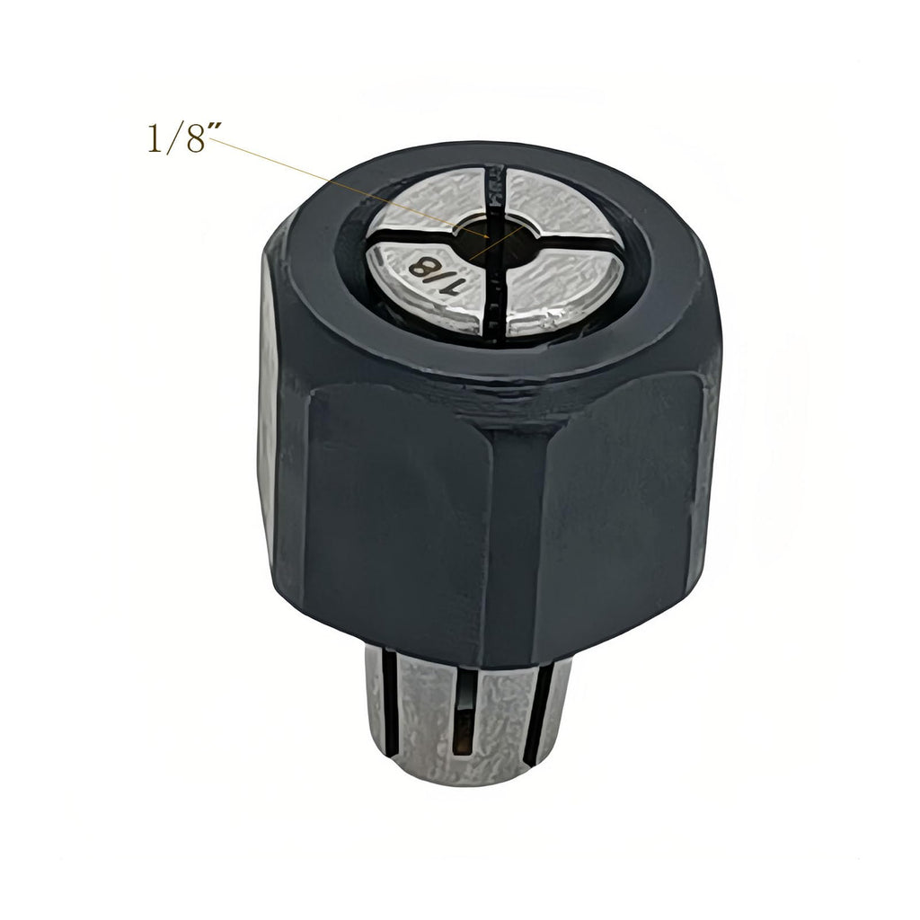 48-66-0975 48-66-2486 Replace for Milwaukee 2485-20 2486-20 48-66-0974 14-46-0167 48-68-0031 Collet Nut 1/8" (3.175mm) Collet 48-66-0985 Routers Self-Releasing Collet Chuck and Locking Nut Assembly