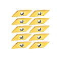 10Pcs/Box XCET170404 Indexable Carbide Milling Inserts for Stainless Steel
