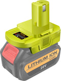 DM18RL Battery Adapter for Dewalt to Ryobi Battery Adapter, Convert Dewalt 20V Llithium Battery to Ryobi 18V P107 P108 Battery with 5V 2.1A MAX USB Charge