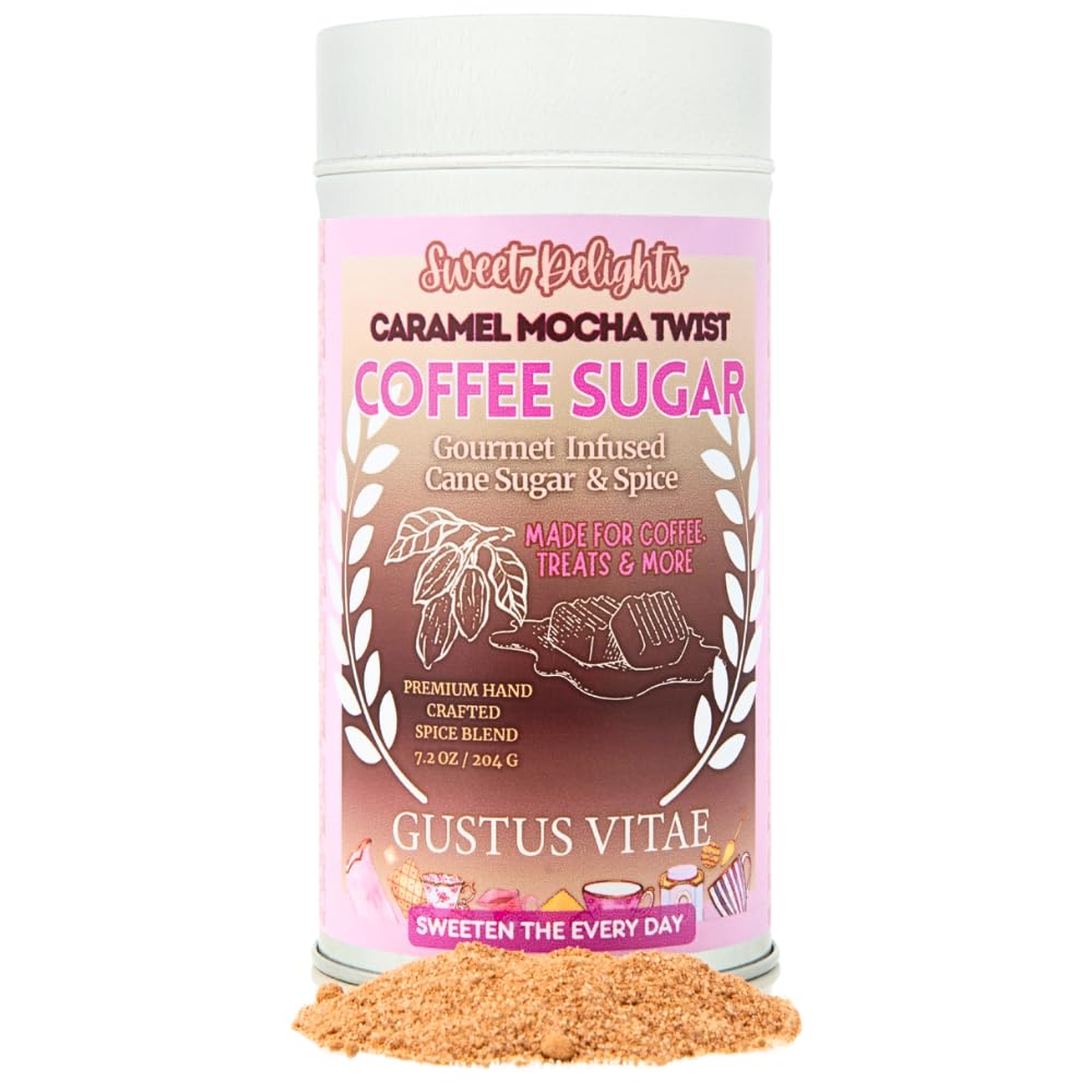 Caramel Mocha Twist Coffee Sugar | Gourmet Natural Sugar
