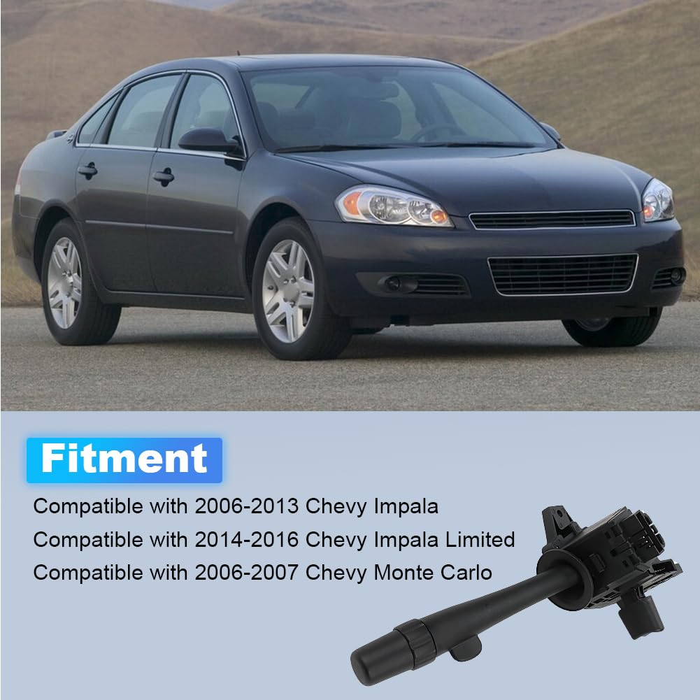 Turn Signal Switch Compatible with Chevy Impala 2006-2013 Impala Limited