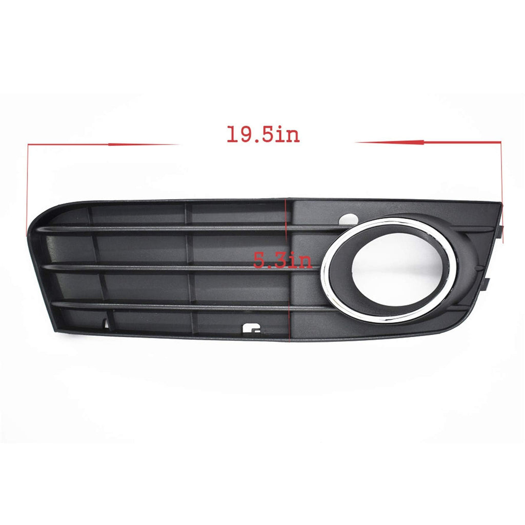 munirater 2Pack Fog Light cover Replacement for A4 B8 A4L Edition 2009-2012