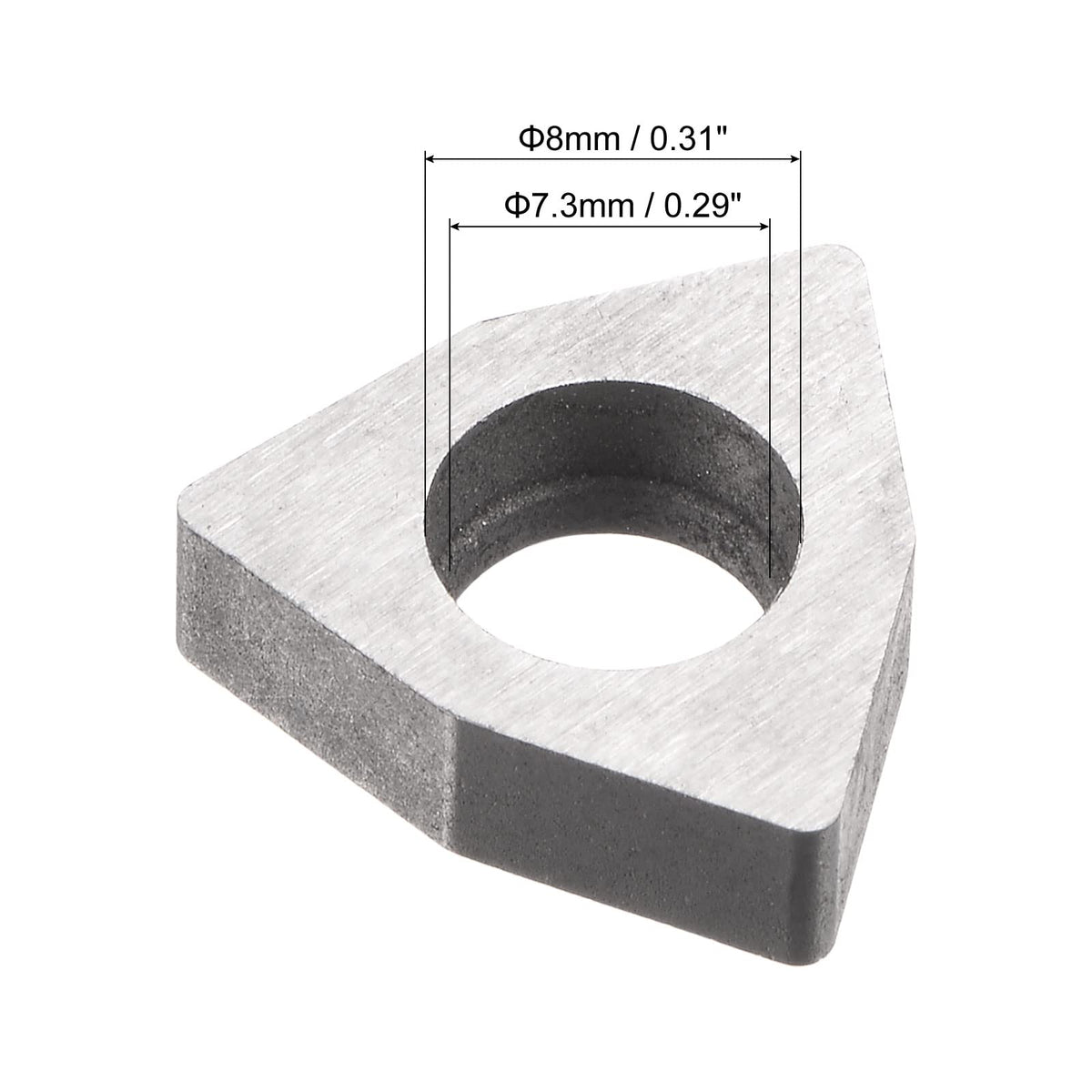 uxcell Carbide Insert Seat Shim MW0804 Turning Tool Thread Lathe Shim Seats 10Pcs