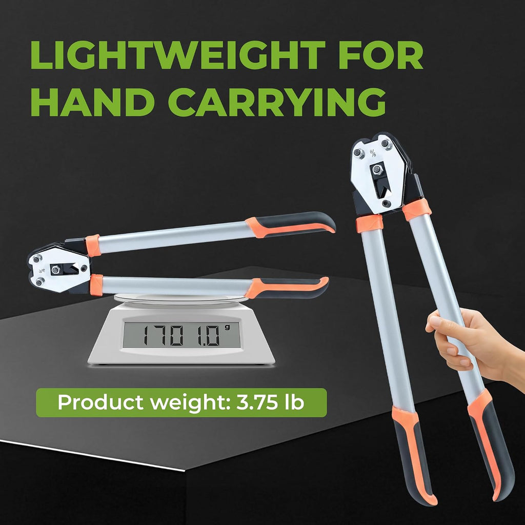 Strapping Tools Sealer Manual Banding Tool for 1/2"-3/4" Polyproplyn PP) Polyester(PET) Strap