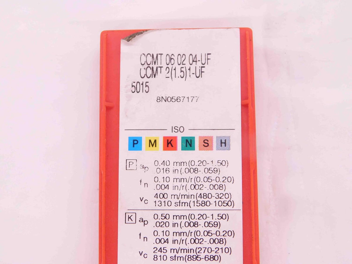 1pc NEW SANDVIK CCMT 06 02 04-UF/CCMT 2(1.5)1-UF 5015 Carbide Turning Insert - EA0639BM5