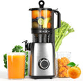 Cold Press Juicer Machines with 5.4" Extra-Large Feed Chute | 60RPM Slow Masticating Orange Juicer, 300W Electric