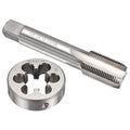 Workkyma M24x1.75 Tap and Die Set Metric M2 HSS Right Hand Threading Tool