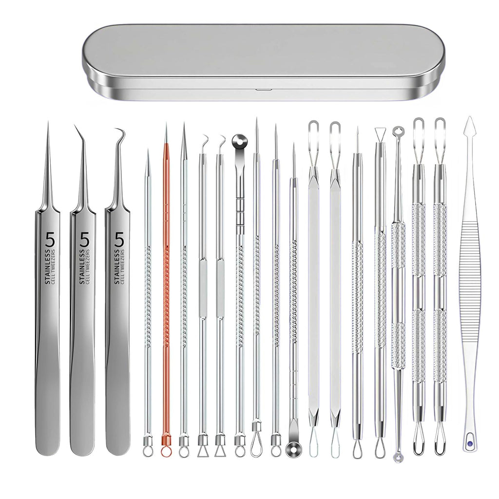 2026 Professional Pimple Popper Tool Kit, 20 PCS Blackhead Remover Tools，Blackhead Remover Comedone Extractor Tools