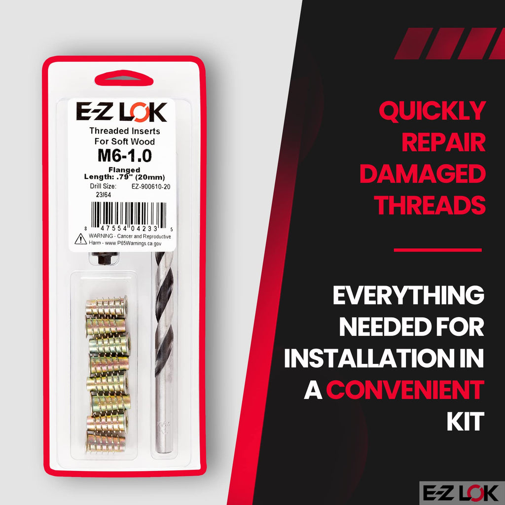 E-Z LOK Thread Repair Kit, M6-1.0