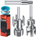 ALINMESH PVC Pipe Threader for Drill - 2PCS 1/2" 3/4" Threading Tool