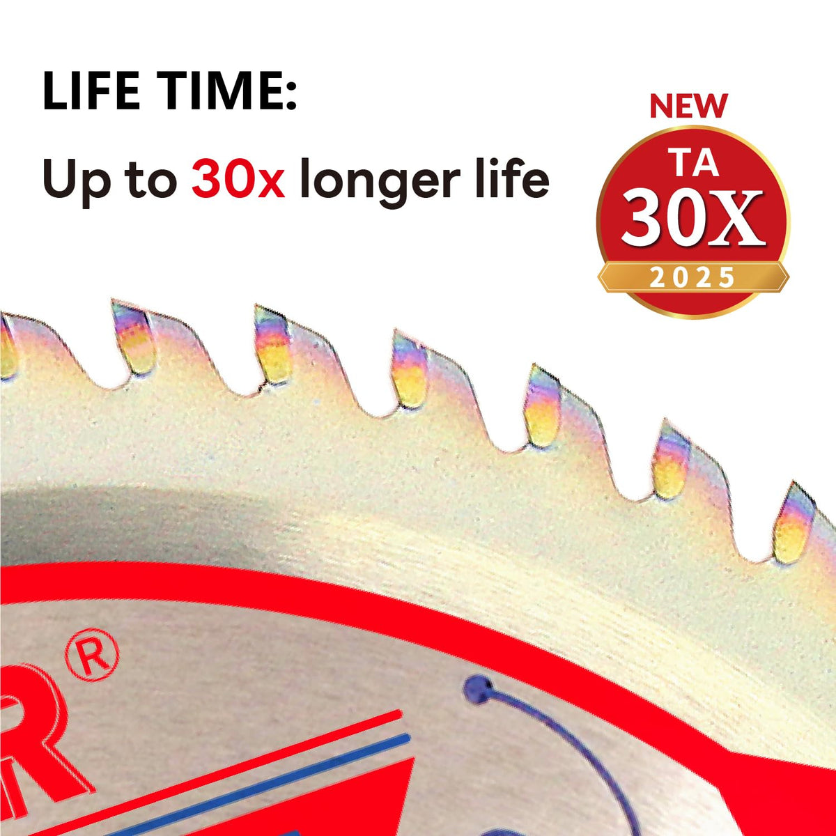 HOJR Circular Saw Blades Woodworking TA Series,6-1/2" 60-Tooth 5/8" Arbor, Ultra Finish/GeneralPurpose,Special Anti-Thermal Adhesion Coating on Cutting Head -TA, 6-1/2" 60T TA.